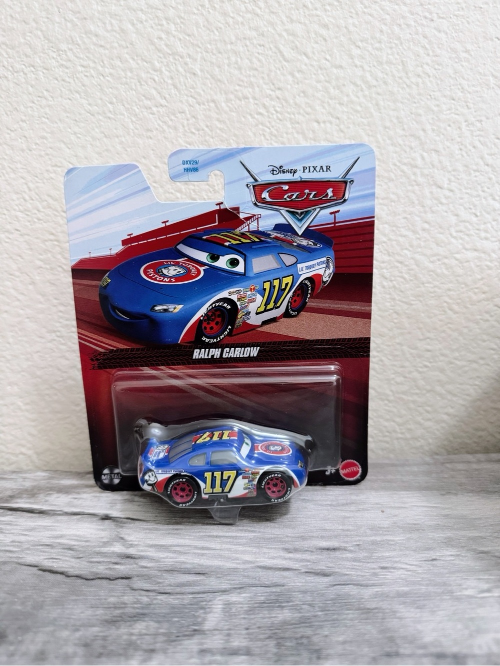 Disney Pixar Cars Ralph Carlow 117 Diecast Toy Car Mattel New Sealed